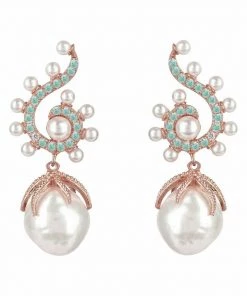 Latelita Damen BAROQUE Ohrringe Rose Gold Coloured -KAFT-Laden b4cb1d644aca48d587263d7fc168c08d