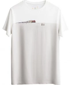 KAFT Herren RUIGHINN T Shirt Print Off White