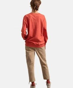 KAFT Unisex RUGA Sweatshirt Coral -KAFT-Laden c0be1f6d19524ee69d17bbbecfbdef96