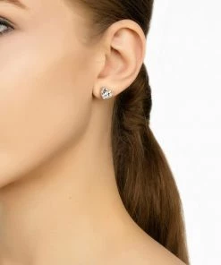 Latelita HEART SPARKLING STUD Ohrringe Silver Damen