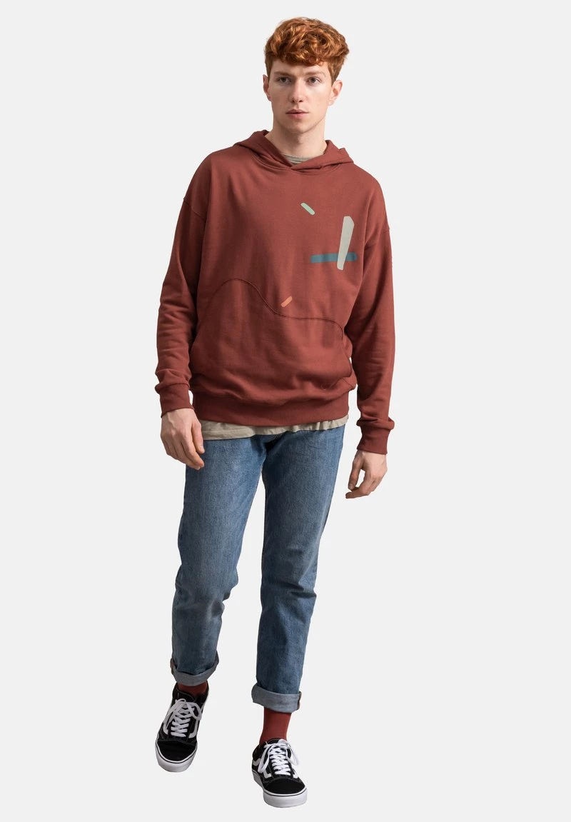 KAFT Unisex APENDA Kapuzenpullover Brick 3 KAFT Unisex APENDA Kapuzenpullover Brick