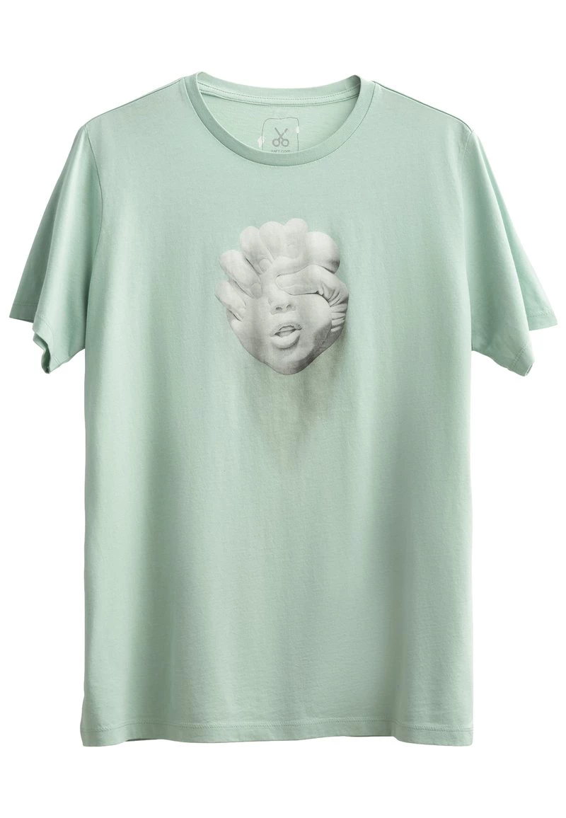 KAFT Herren SHAPING LOVE T Shirt Print Mint 3 KAFT Herren SHAPING LOVE T Shirt Print Mint