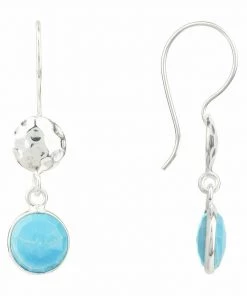 Latelita Damen CIRCLE HAMMER Ohrringe Blue -KAFT-Laden c38d8a2995af44949125f6d5f08751ba