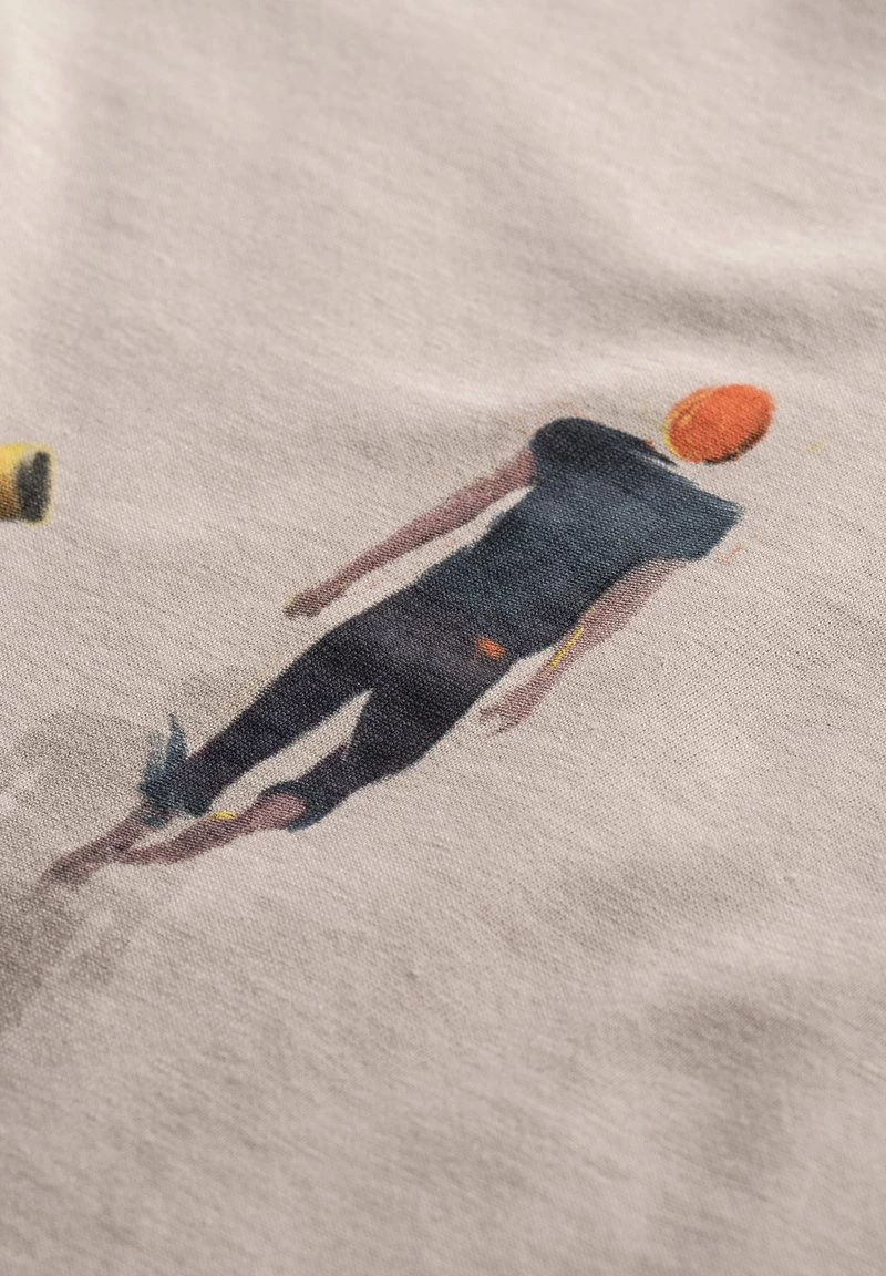 KAFT FLUGI T Shirt Print Bone Damen 4 KAFT FLUGI T Shirt Print Bone Damen – Bild 2