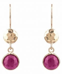 Latelita Damen CIRCLE & HAMMER Ohrringe Pink -KAFT-Laden ca4d2983ecc4403baade1403b67b7b52