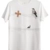 KAFT Herren SAKİNLİK T Shirt Print Off White