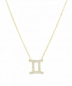 Latelita Damen ZODIAC STAR SIGN GEMINI Halskette Gold -KAFT-Laden cfae6765e924418881997eae6cc55c6d