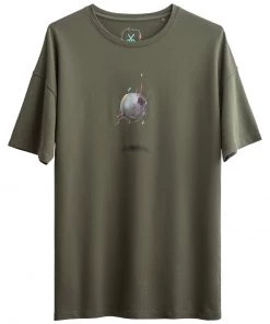 KAFT-Laden 18 KAFT Herren CLUST OVERSIZE T Shirt Print Jungle