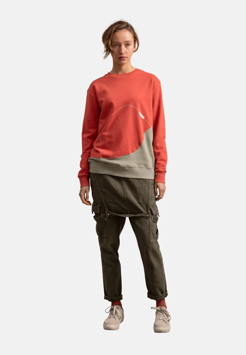 KAFT FLOWINGA Sweatshirt Coral Unisex 4 KAFT FLOWINGA Sweatshirt Coral Unisex – Bild 2