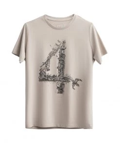 KAFT Herren T Shirt Print Bone