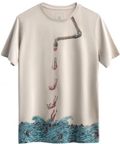 KAFT GRAVITY T Shirt Print Bone Herren