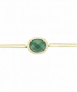 Latelita BEATRICE OVAL Armband Green Damen -KAFT-Laden dbcfaf5847654cd1ae617b44efae4789