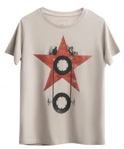 KAFT Damen ON THE STARS T Shirt Print Bone