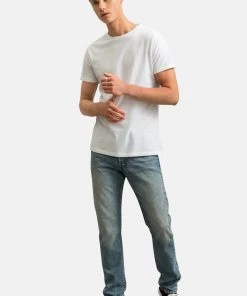 KAFT Herren REGULAR FIT T Shirt Basic Off White