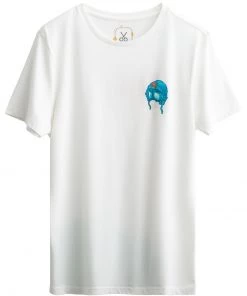 KAFT Herren TARGET T Shirt Print Off White