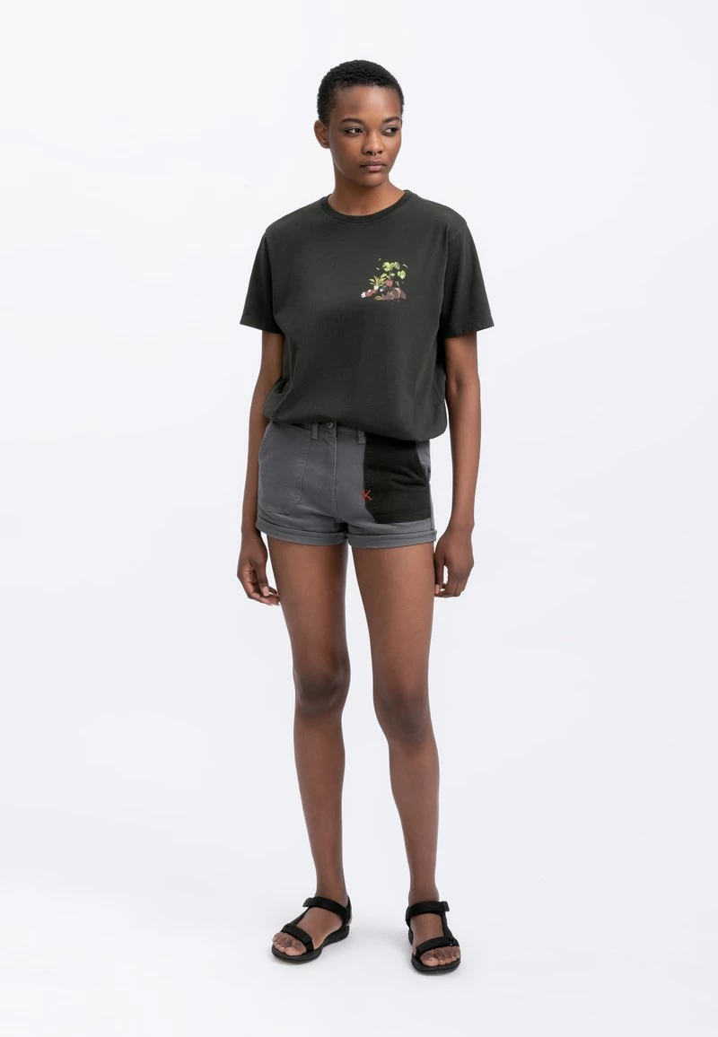 KAFT Unisex FLORA T Shirt Print Asphalt 4 KAFT Unisex FLORA T Shirt Print Asphalt – Bild 2