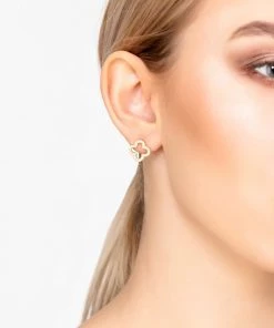 Latelita Damen Ohrringe Gold Coloured