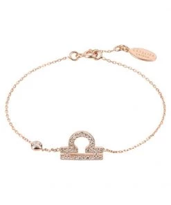 Latelita Damen WAAGE STERNZEICHEN Armband Roségold Coloured -KAFT-Laden f0e71e767e084e55bebb6d9d7ef1e3db