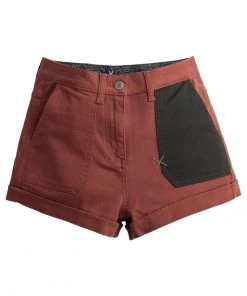 KAFT Damen KOUTES Shorts Brick 12 KAFT Damen KOUTES Shorts Brick -KAFT-Laden f1f686566b8a4aeeab8db1810e3f04aa