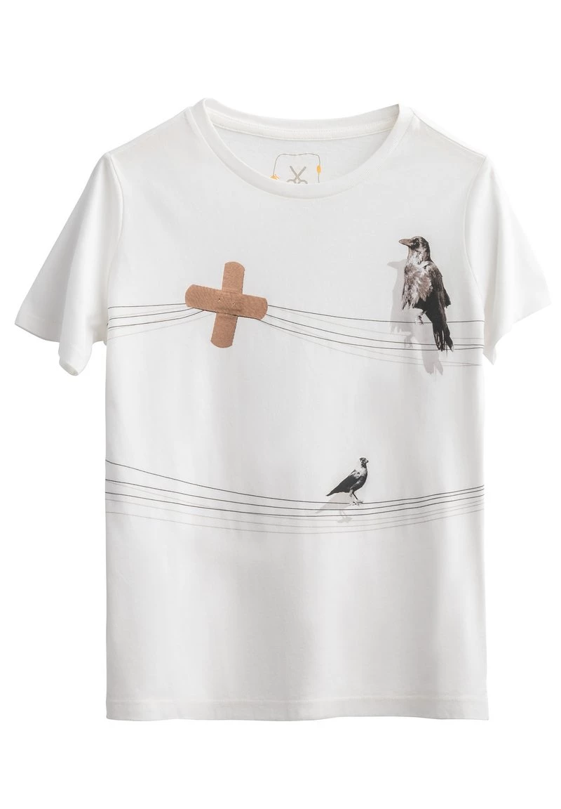 KAFT SAKINLIK T Shirt Print Off White Damen 3 KAFT SAKINLIK T Shirt Print Off White Damen