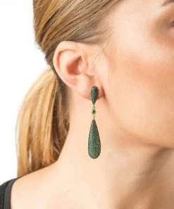 Latelita Damen Ohrringe Green