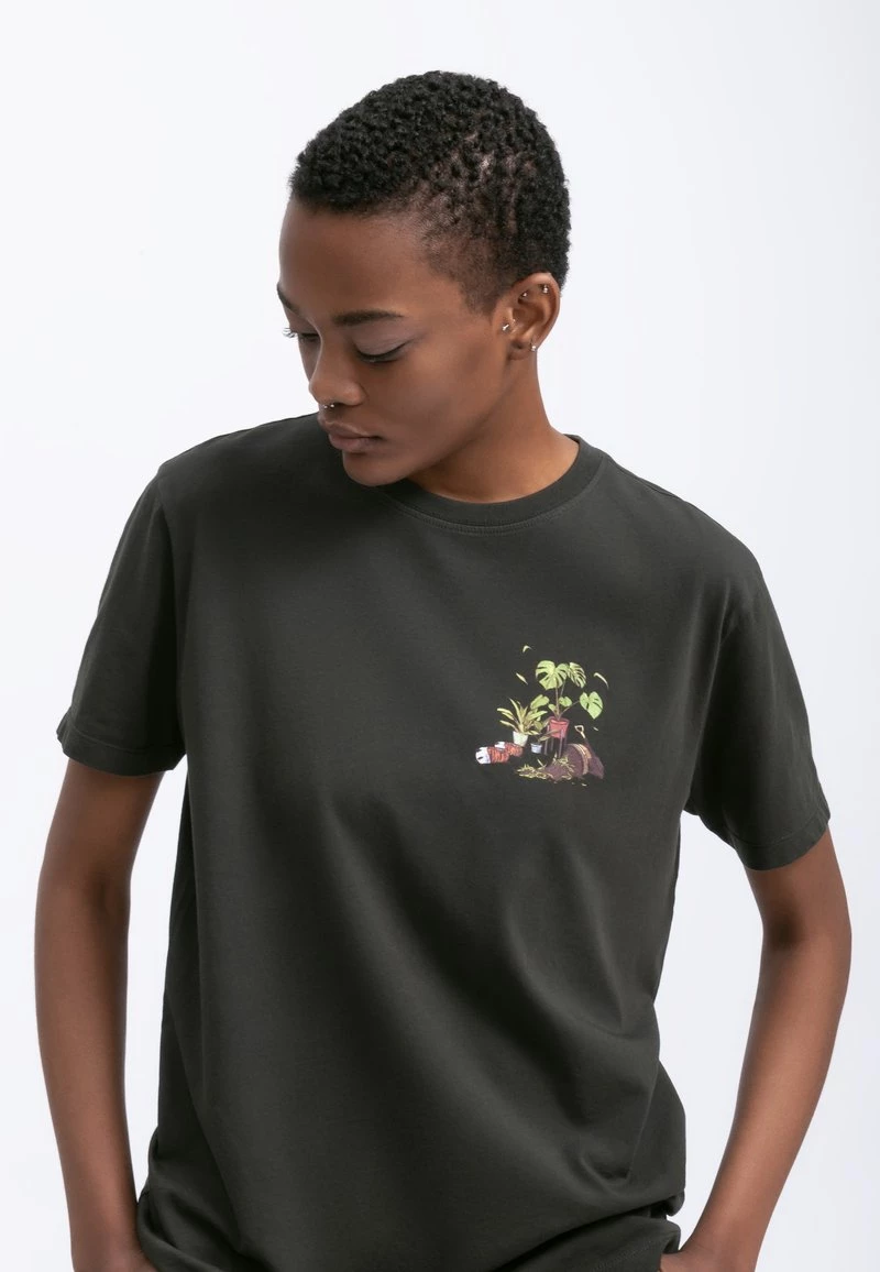 KAFT Unisex FLORA T Shirt Print Asphalt 7 KAFT Unisex FLORA T Shirt Print Asphalt – Bild 5