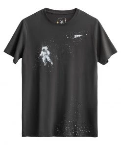 KAFT ASTROK T Shirt Print Asphalt Herren