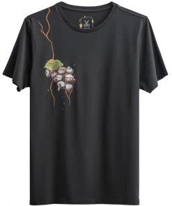 KAFT-Laden 22 KAFT Herren RESTOM T Shirt Print Asphalt