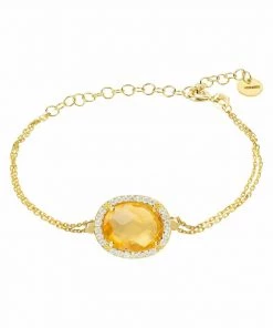 Latelita BEATRICE OVAL Armband Yellow Damen -KAFT-Laden fd6b902403fe477082b812abc291992e